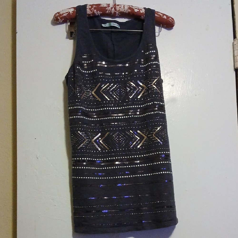 Maurices Sequin Tank Top woman's L